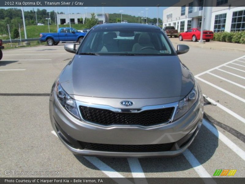 Titanium Silver / Gray 2012 Kia Optima EX