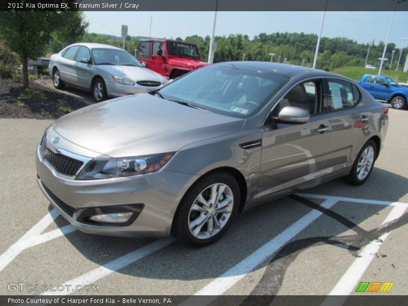 Titanium Silver / Gray 2012 Kia Optima EX