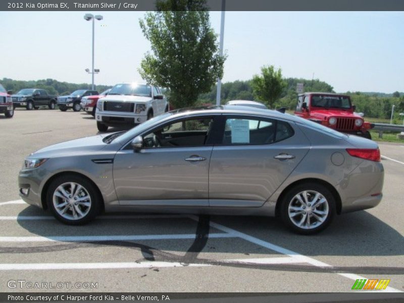 Titanium Silver / Gray 2012 Kia Optima EX