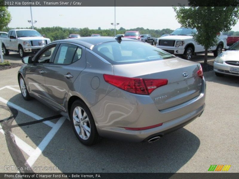 Titanium Silver / Gray 2012 Kia Optima EX