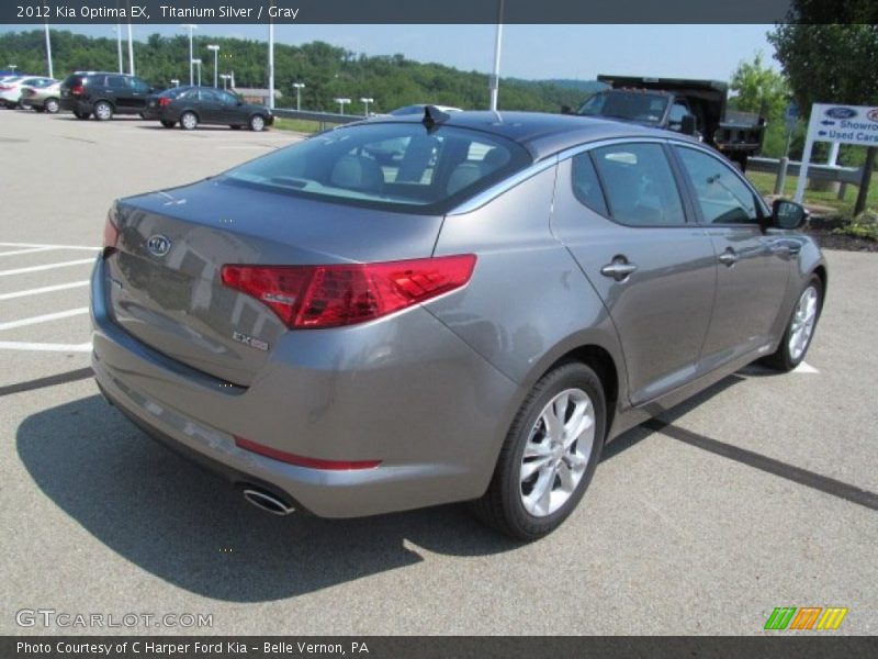 Titanium Silver / Gray 2012 Kia Optima EX