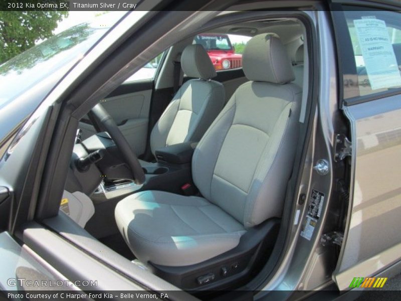 Titanium Silver / Gray 2012 Kia Optima EX