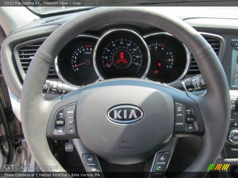 Titanium Silver / Gray 2012 Kia Optima EX
