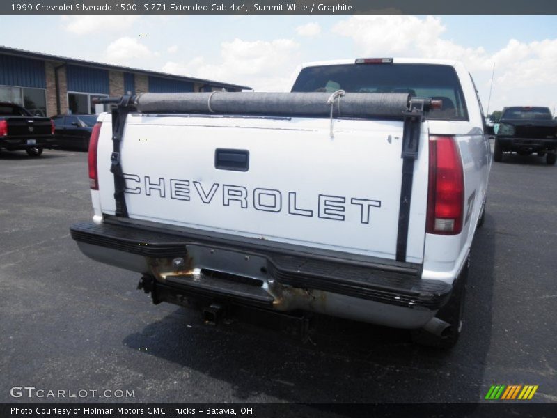 Summit White / Graphite 1999 Chevrolet Silverado 1500 LS Z71 Extended Cab 4x4