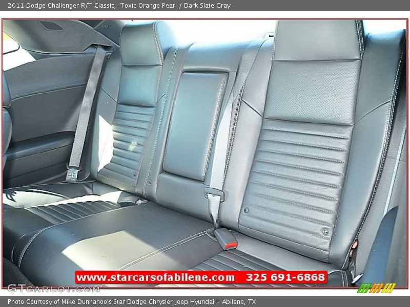 Toxic Orange Pearl / Dark Slate Gray 2011 Dodge Challenger R/T Classic