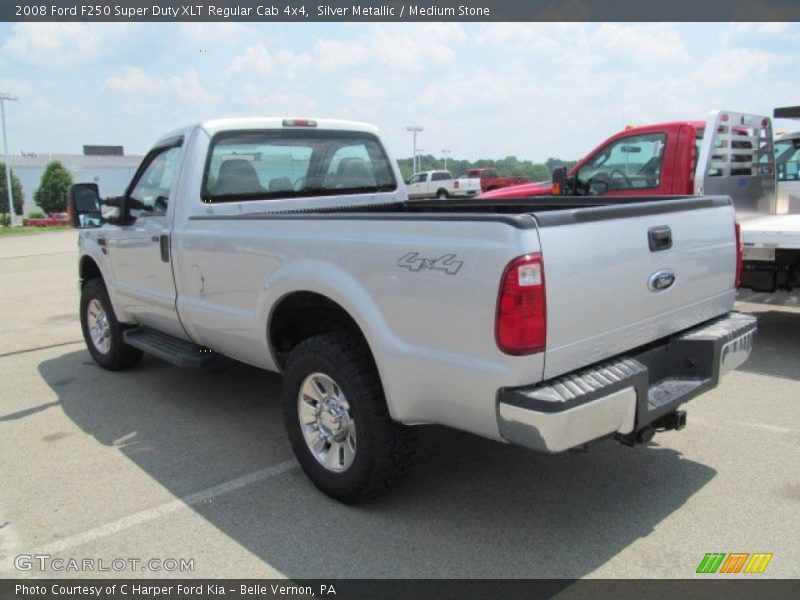Silver Metallic / Medium Stone 2008 Ford F250 Super Duty XLT Regular Cab 4x4