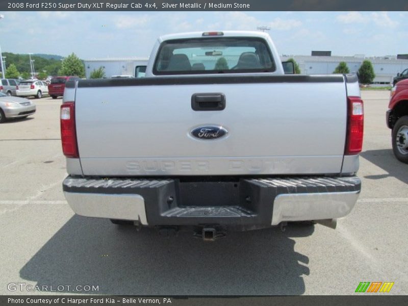 Silver Metallic / Medium Stone 2008 Ford F250 Super Duty XLT Regular Cab 4x4
