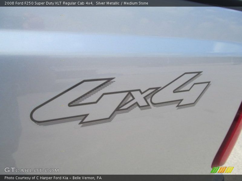 Silver Metallic / Medium Stone 2008 Ford F250 Super Duty XLT Regular Cab 4x4