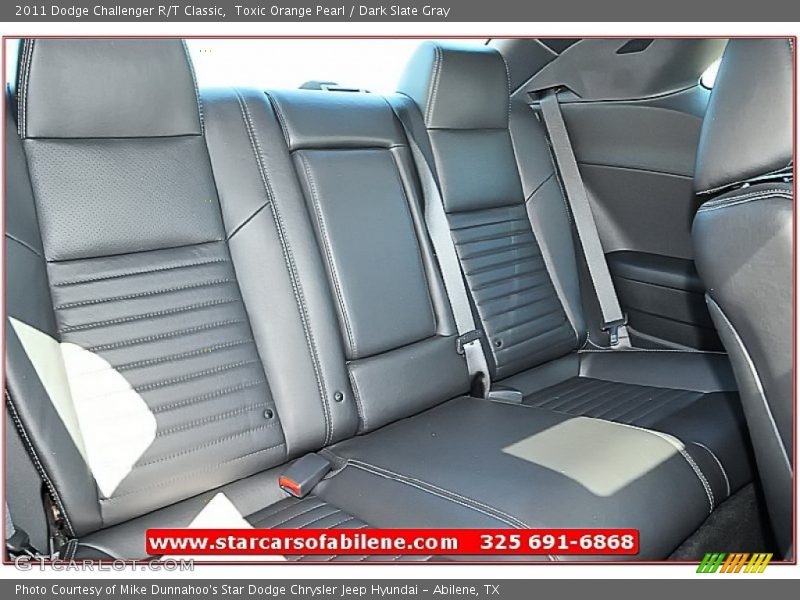 Toxic Orange Pearl / Dark Slate Gray 2011 Dodge Challenger R/T Classic