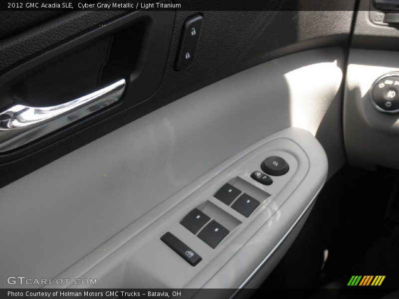 Cyber Gray Metallic / Light Titanium 2012 GMC Acadia SLE