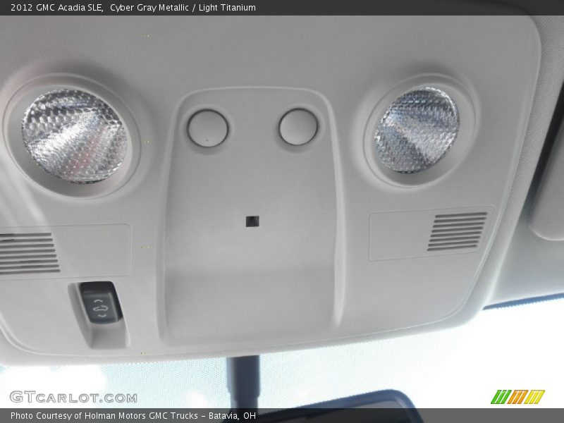 Cyber Gray Metallic / Light Titanium 2012 GMC Acadia SLE
