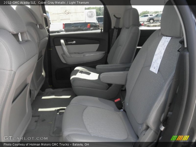 Cyber Gray Metallic / Light Titanium 2012 GMC Acadia SLE