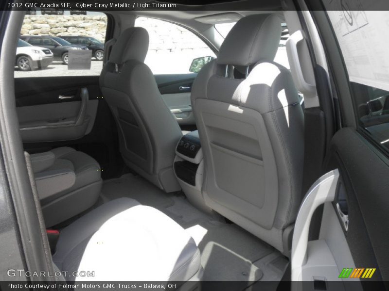 Cyber Gray Metallic / Light Titanium 2012 GMC Acadia SLE