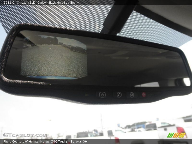 Carbon Black Metallic / Ebony 2012 GMC Acadia SLE