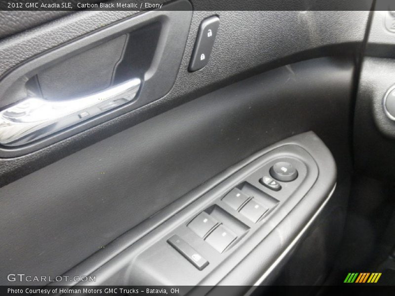 Carbon Black Metallic / Ebony 2012 GMC Acadia SLE