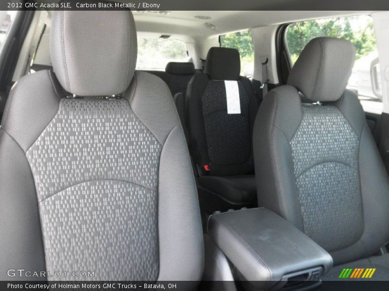 Carbon Black Metallic / Ebony 2012 GMC Acadia SLE