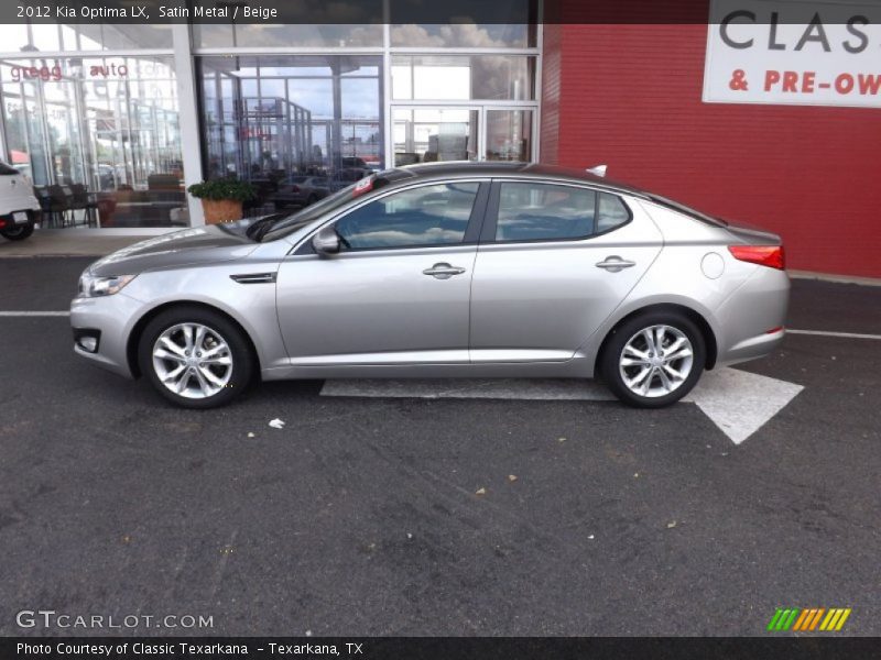 Satin Metal / Beige 2012 Kia Optima LX