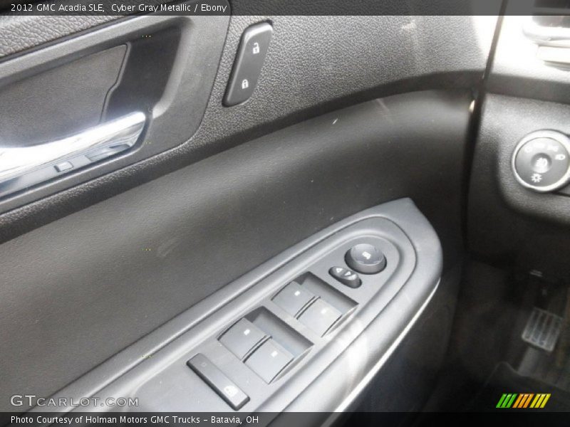 Cyber Gray Metallic / Ebony 2012 GMC Acadia SLE