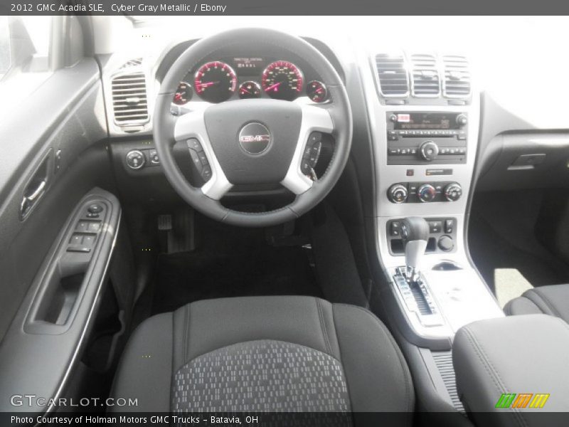 Cyber Gray Metallic / Ebony 2012 GMC Acadia SLE