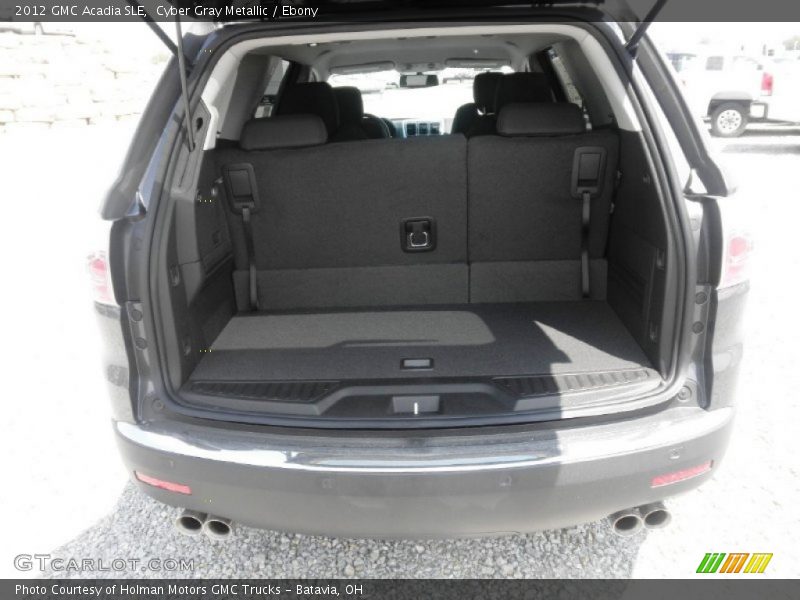Cyber Gray Metallic / Ebony 2012 GMC Acadia SLE