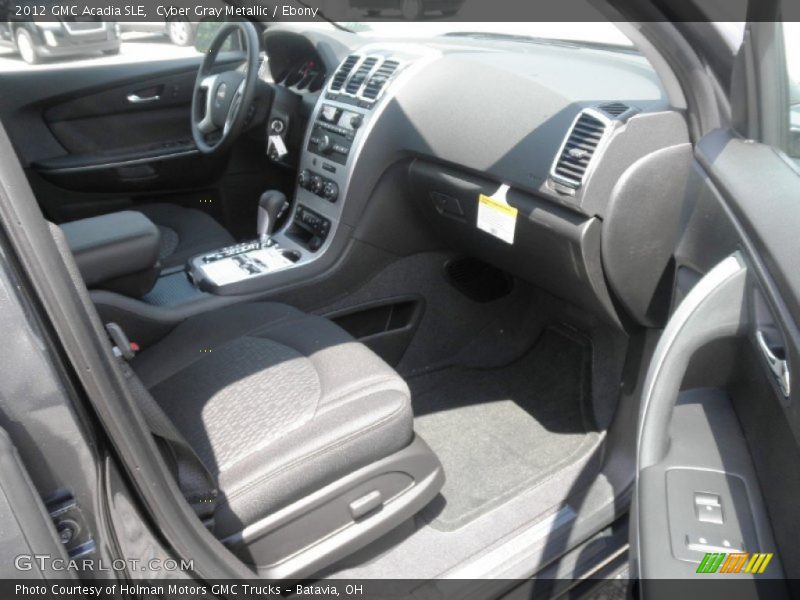 Cyber Gray Metallic / Ebony 2012 GMC Acadia SLE