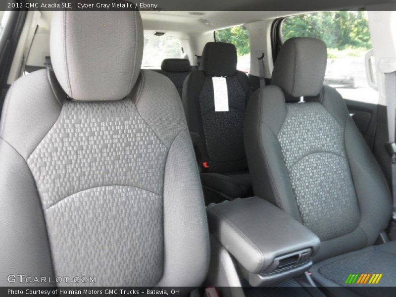 Cyber Gray Metallic / Ebony 2012 GMC Acadia SLE