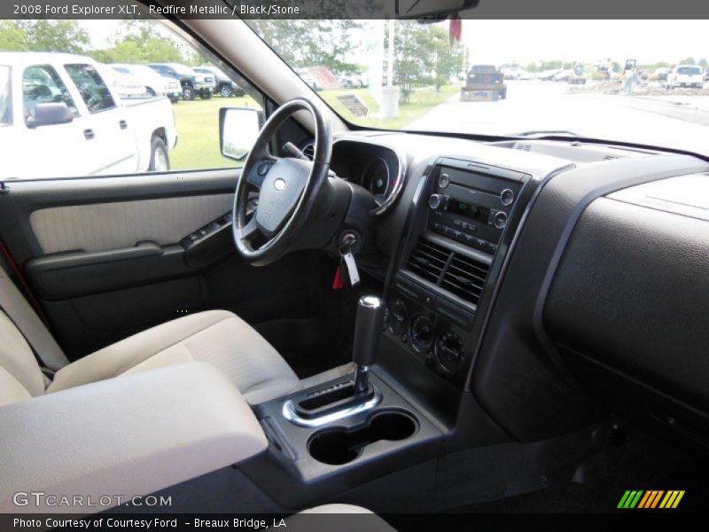 Redfire Metallic / Black/Stone 2008 Ford Explorer XLT