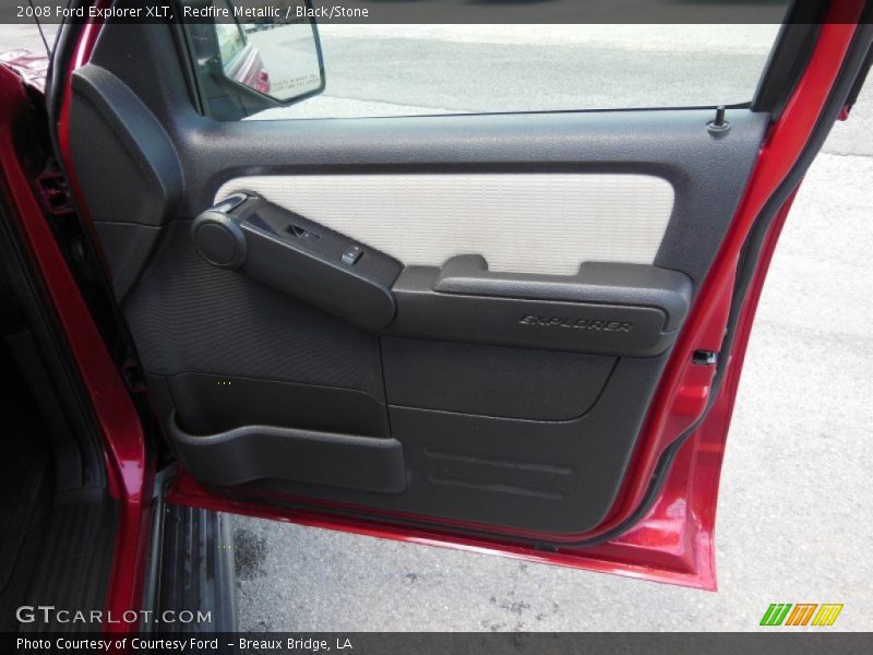 Redfire Metallic / Black/Stone 2008 Ford Explorer XLT
