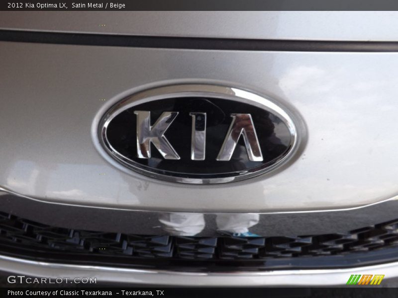 Satin Metal / Beige 2012 Kia Optima LX