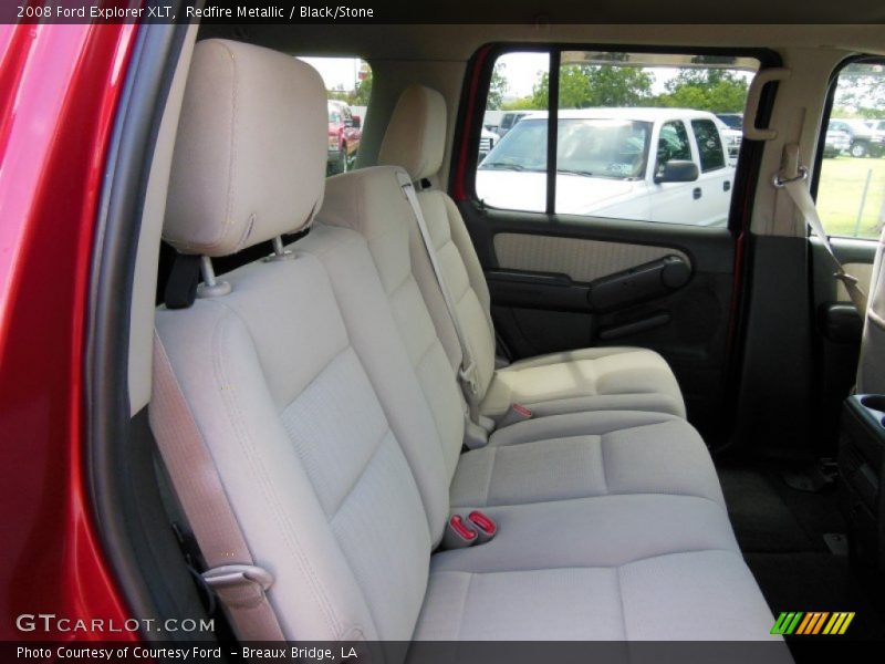 Redfire Metallic / Black/Stone 2008 Ford Explorer XLT