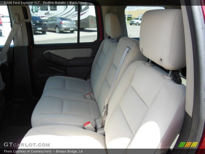 Redfire Metallic / Black/Stone 2008 Ford Explorer XLT