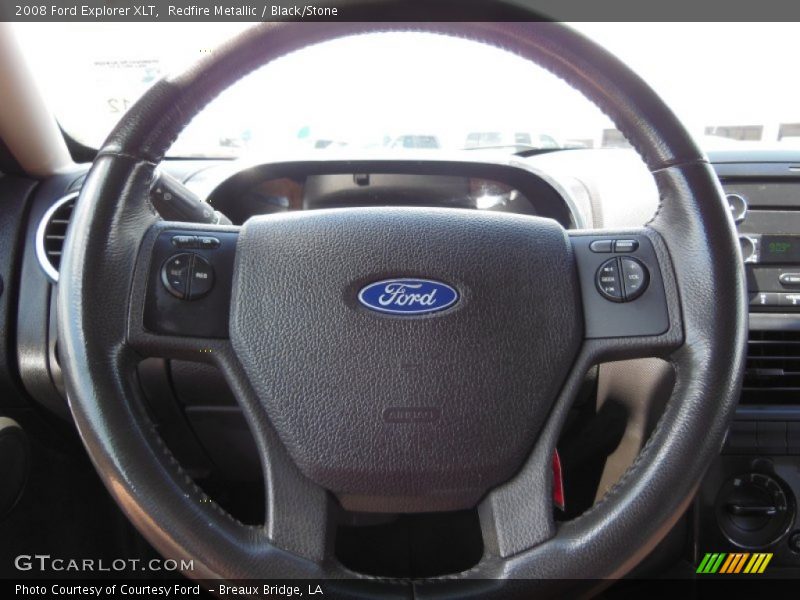 Redfire Metallic / Black/Stone 2008 Ford Explorer XLT
