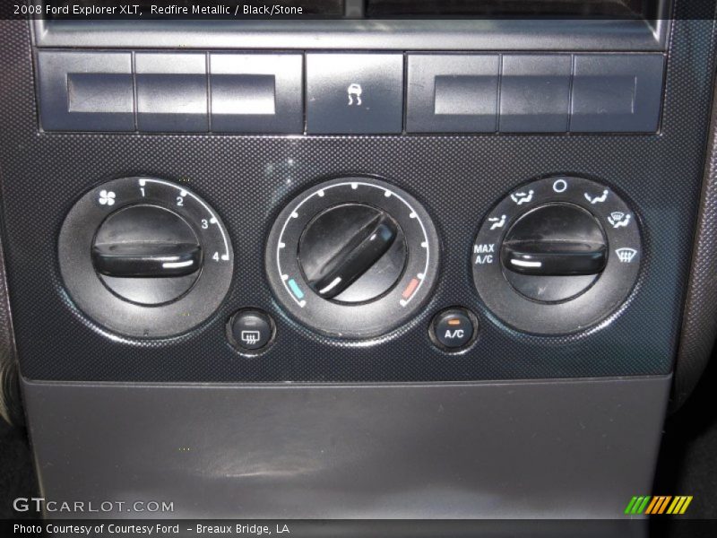 Redfire Metallic / Black/Stone 2008 Ford Explorer XLT