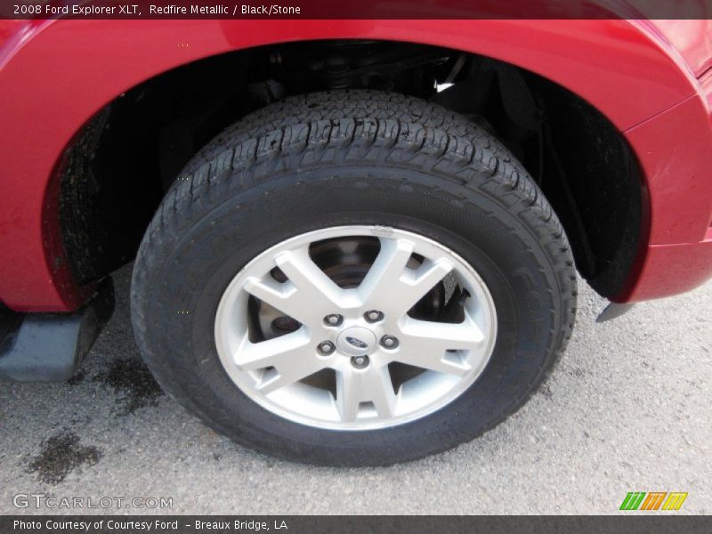 Redfire Metallic / Black/Stone 2008 Ford Explorer XLT