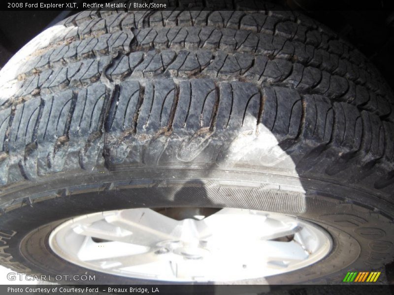 Redfire Metallic / Black/Stone 2008 Ford Explorer XLT