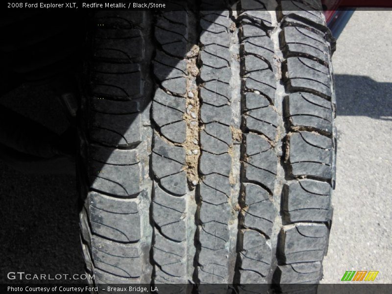 Redfire Metallic / Black/Stone 2008 Ford Explorer XLT