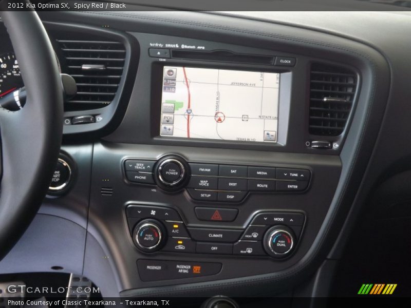 Spicy Red / Black 2012 Kia Optima SX
