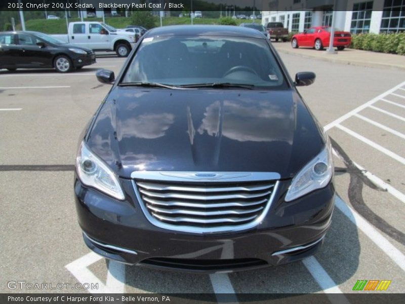 Blackberry Pearl Coat / Black 2012 Chrysler 200 LX Sedan