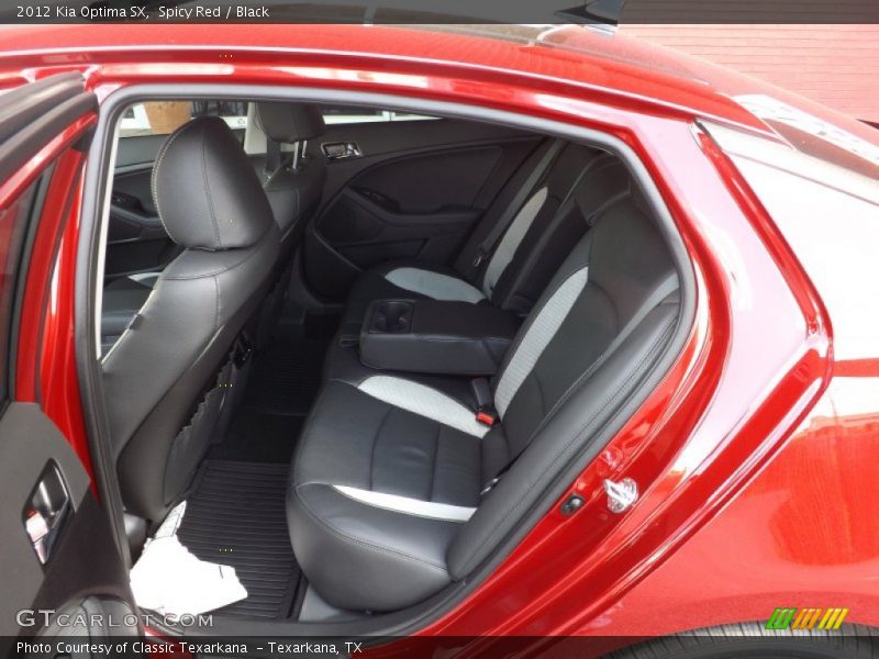 Spicy Red / Black 2012 Kia Optima SX