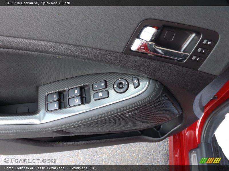 Spicy Red / Black 2012 Kia Optima SX