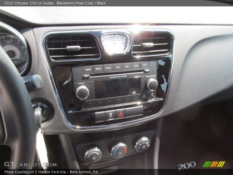 Blackberry Pearl Coat / Black 2012 Chrysler 200 LX Sedan