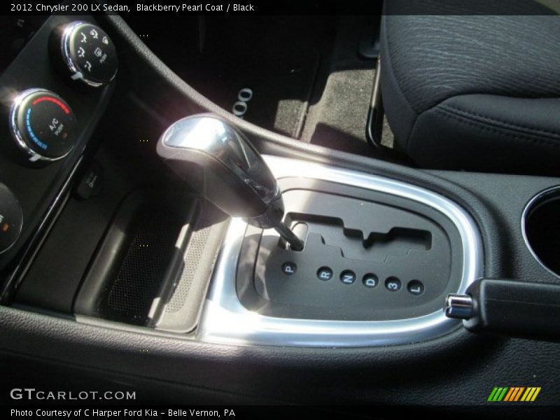 Blackberry Pearl Coat / Black 2012 Chrysler 200 LX Sedan