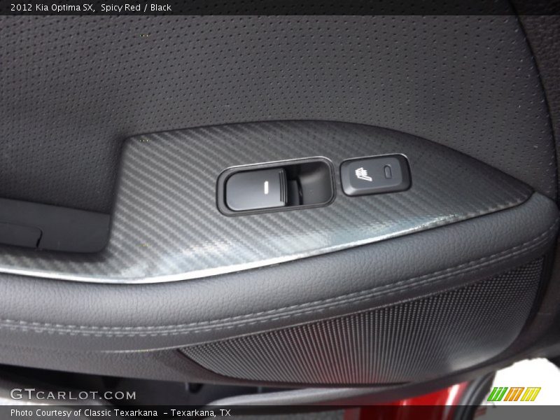 Spicy Red / Black 2012 Kia Optima SX