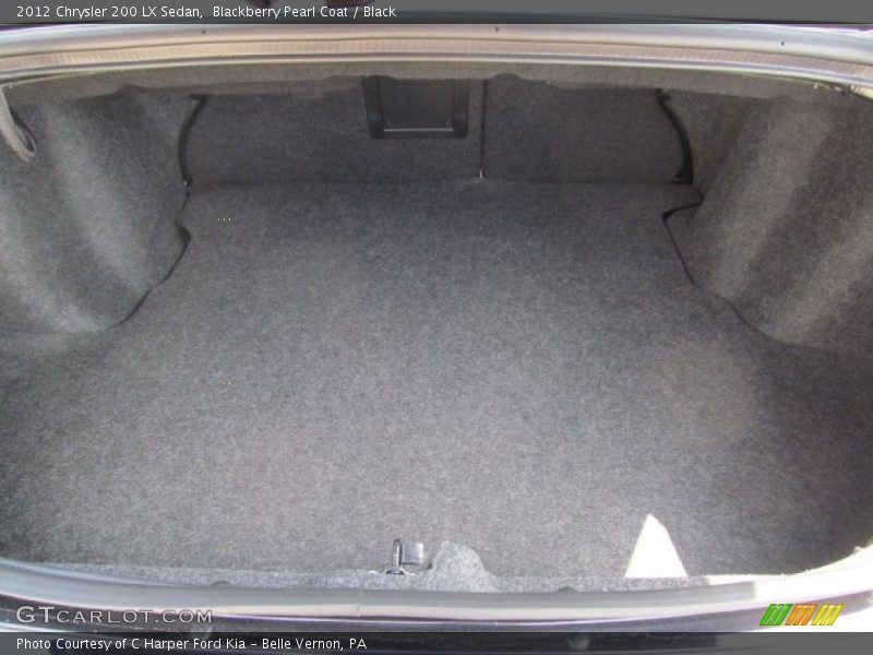 Blackberry Pearl Coat / Black 2012 Chrysler 200 LX Sedan
