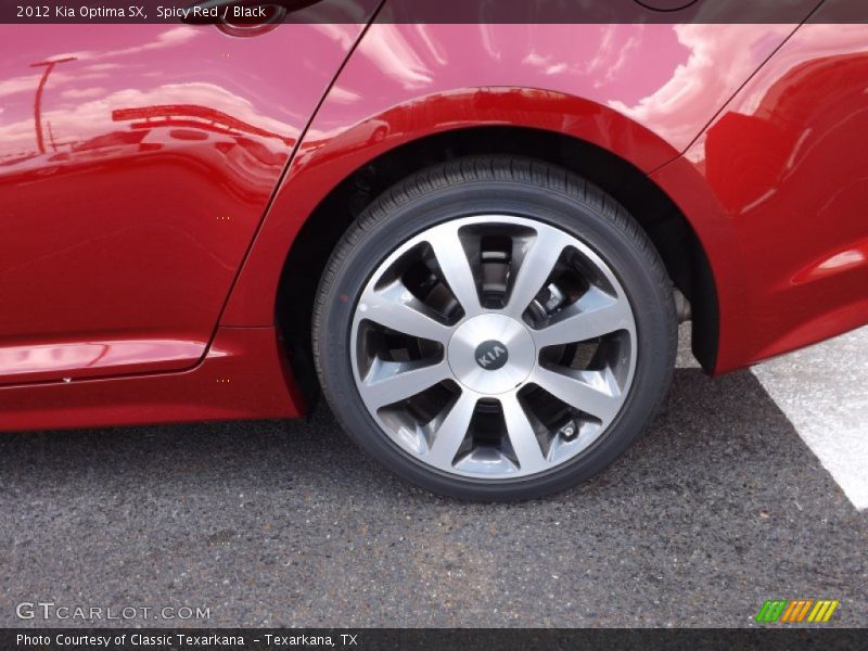 Spicy Red / Black 2012 Kia Optima SX