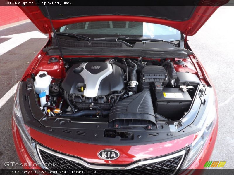 Spicy Red / Black 2012 Kia Optima SX
