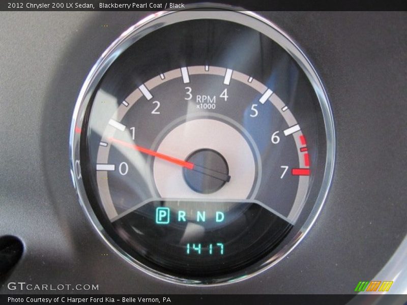 Blackberry Pearl Coat / Black 2012 Chrysler 200 LX Sedan