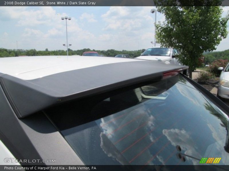 Stone White / Dark Slate Gray 2008 Dodge Caliber SE