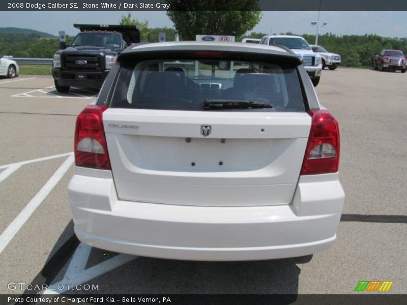 Stone White / Dark Slate Gray 2008 Dodge Caliber SE