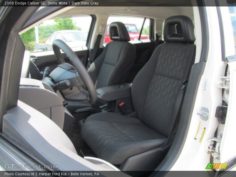 Stone White / Dark Slate Gray 2008 Dodge Caliber SE